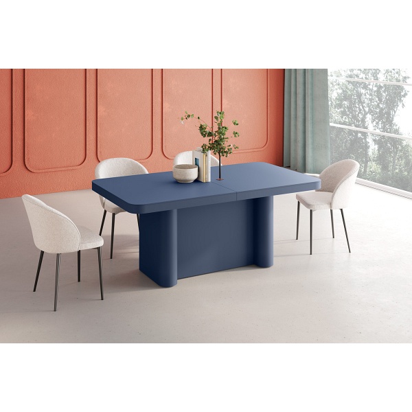 Stół rozkładany PORTOFINO - Wariant Kolorystyczny: Granat MAT - Hubertus